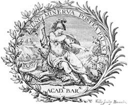 Emblema de la Real y Militar Academia de Matemáticas de Barcelona