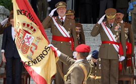S.M. El Rey preside el acto central del III centenario de la creación del Arma de Ingenieros