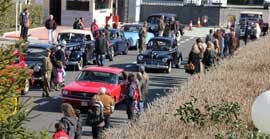 Entrada de vehículos en la Base