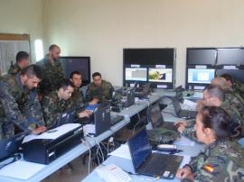 Ejercicio de sistemas de información y telecomunicaciones (Foto:BRITRANS)