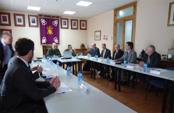 La delegación sueca en el Regimiento n&ordm; 31