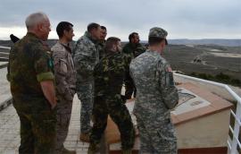 Visita del jefe del Mando Terrestre de la OTAN a 'San Gregorio' y al CGTAD