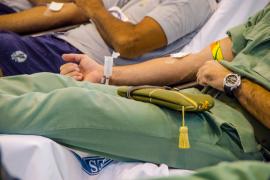 Donación de sangre en la Brigada de la Legión