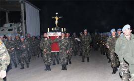 Vía Crucis en la base española en el Líbano