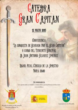 Cartel promocional de la conferencia en Córdoba