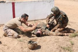 Prácticas durante el curso de asistencia a bajas