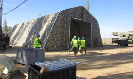 Tienda Bresciani tras su montaje