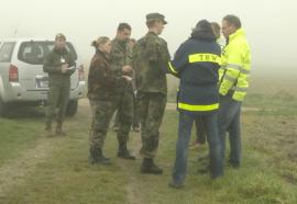La niebla acompañó a los militares en Alemania
