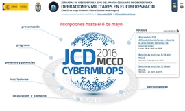 Cartel de las Jornadas de Ciberdefensa