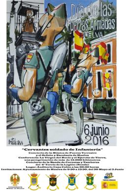Cartel promocional de los actos en Huelva 