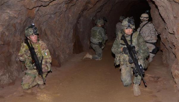 Práctica realizada en un túnel en Alfaque 