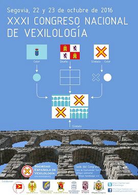 Cartel promocional del Congreso de Vexilología