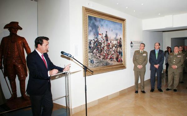 Alocución del pintor en la presentación de la obra