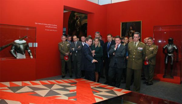 Inaugurada la exposición sobre Cervantes en el Museo del Ejército