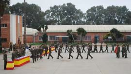 Entrega de los certificados a los soldados