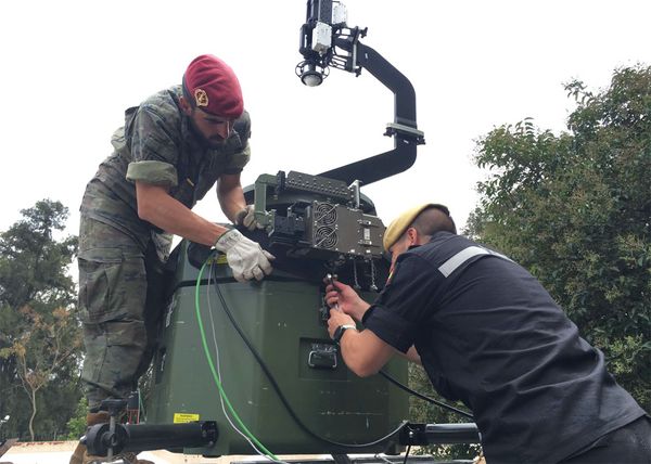 Starting up of the terminal satellite in Mexico