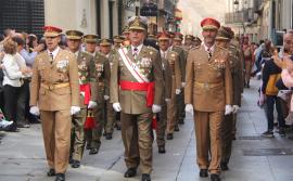 El general Budiño también intervino en el acto 