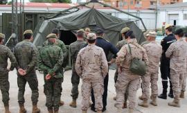 Alumnos asistentes al curso en el Regimiento