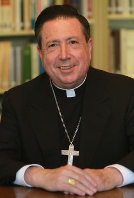 El arzobispo en la entrevista de Tierra, en 2013