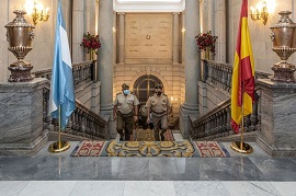 El Jefe del Estado Mayor General del Ejército Argentino visita el Cuartel General del Ejército de Tierra