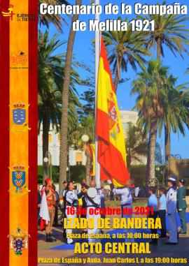 Conmemoración del 'Centenario de la Campaña de Melilla 1921'