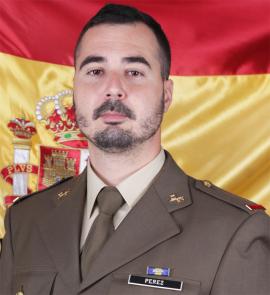 Fotografía oficial del soldado Pérez