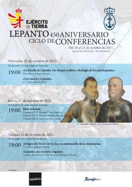 Ciclo de conferencias en San Sebastián por el 450 aniversario de la batalla de Lepanto