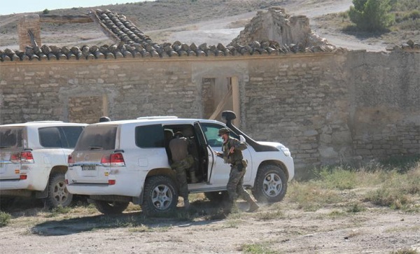 El ejercicio se desarrolló en "San Gregorio"