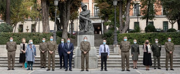 El JEME recibe la visita de los nuevos miembros del Observatorio de la Vida Militar