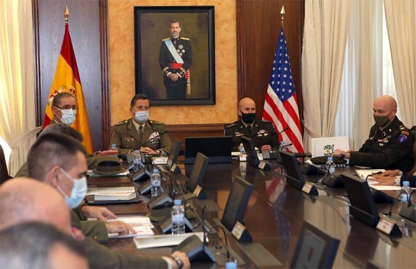 El JEME recibe al jefe del Ejército de Estados Unidos para Europa y África