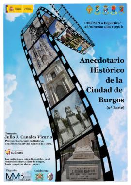 Nueva conferencia sobre el 'Anecdotario histórico de la Ciudad de Burgos'