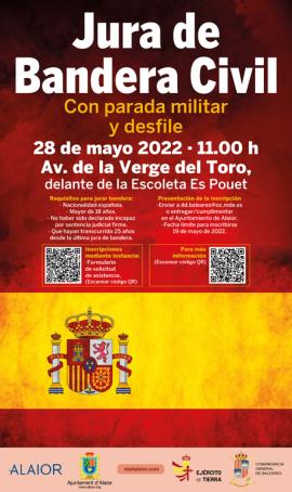 Cartel anunciador de la Jura de Bandera