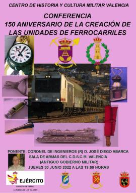 Conferencia “150 aniversario de la creación de las Unidades de Ferrocarriles”