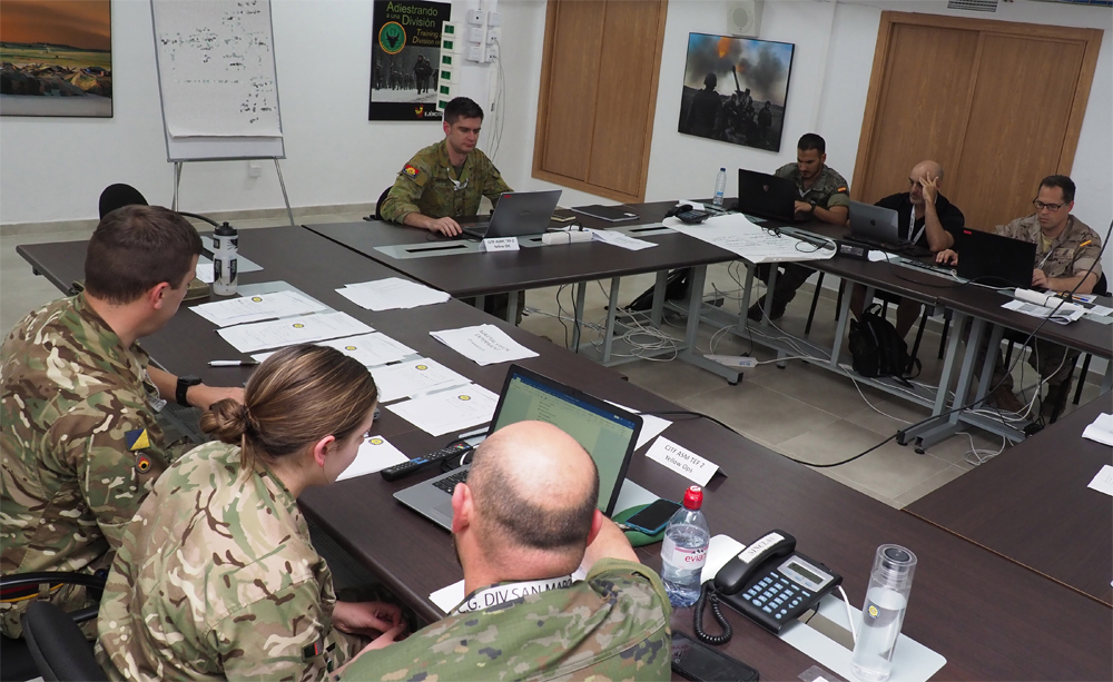 El Cuartel General de la División 'San Marcial' organiza el ejercicio 'Martial Vision'