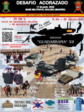 La Brigada 'Guadarrama' XII organiza la carrera de obstáculos 'Desafío Acorazado 2023'
