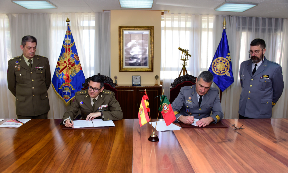 Reunión de la comisión mixta hispano-lusa en el Centro Geográfico del Ejército