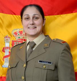Fotografía oficial de la soldado Illescas