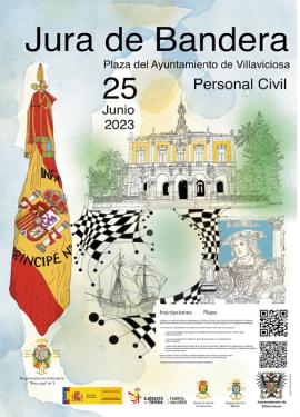 Jura de Bandera para personal civil en Villaviciosa (Asturias)