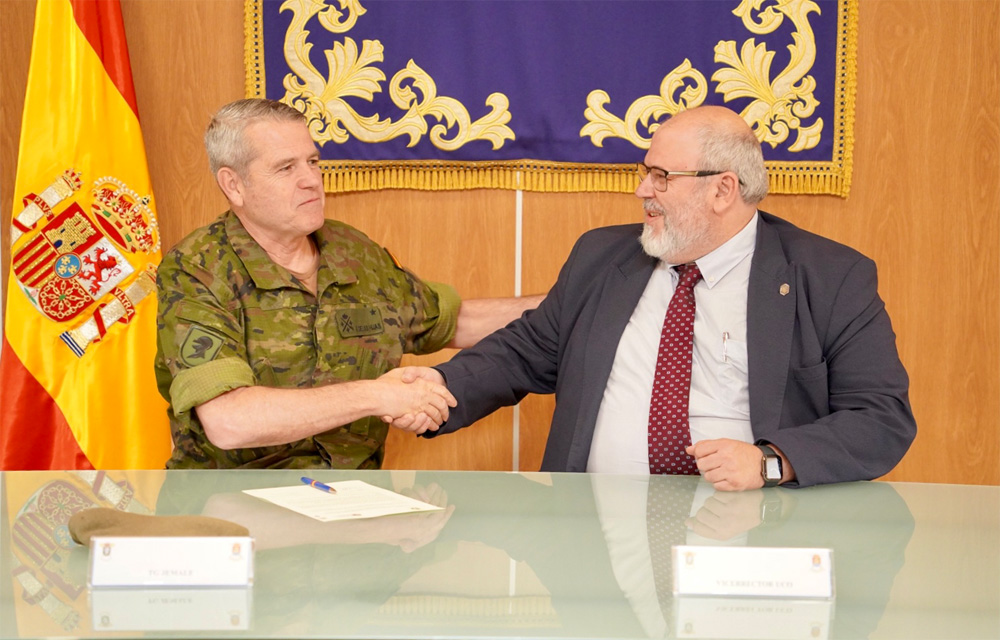 El TGMALE con el rector de la Universidad 