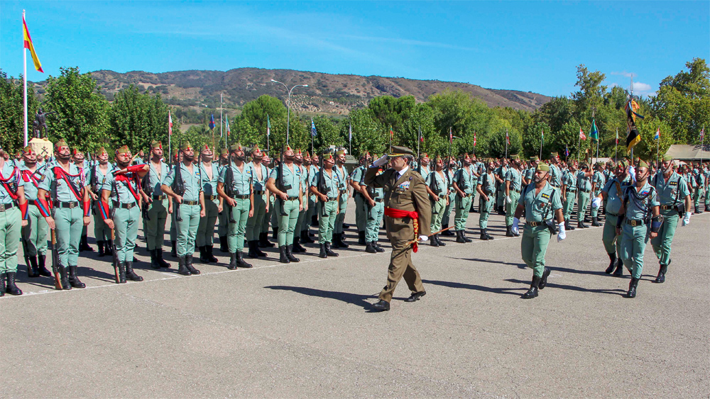 El JEME preside el CIII aniversario fundacional de la Legión en Ronda