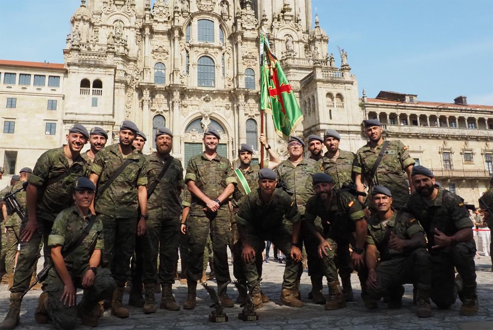 El Grupo Logístico de la Brigada “Galicia” VII ganador del concurso de patrullas Tui-Santiago