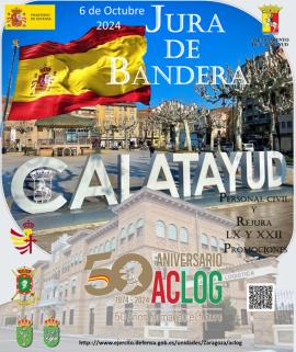 Jura de Bandera para personal civil en Calatayud (Zaragoza)