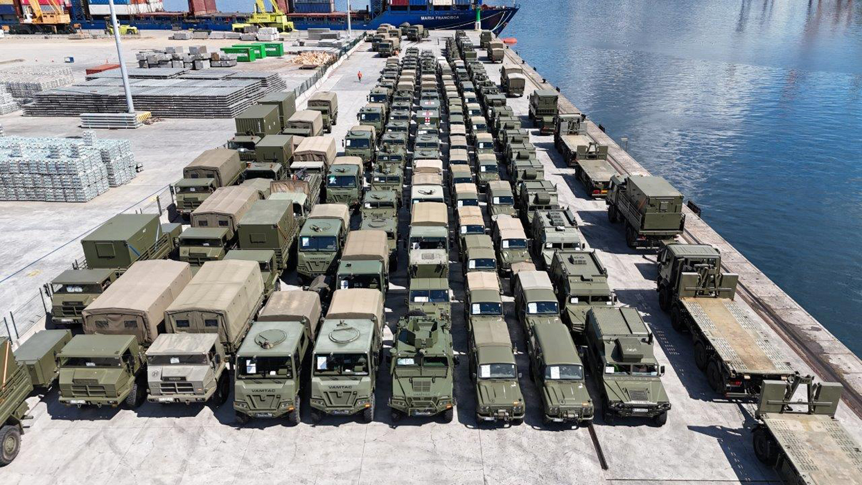 Projection from the Port of Vigo