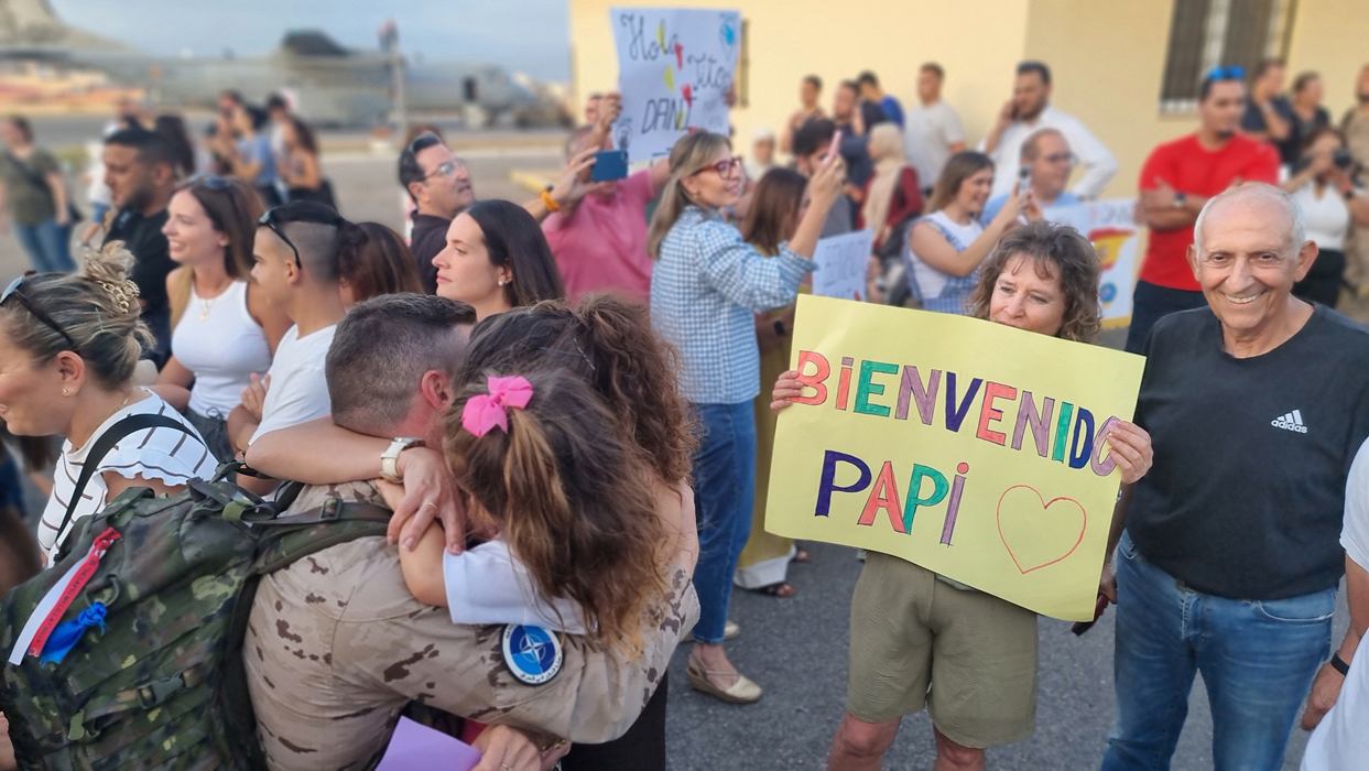 The second rotation of the A/I XXI contingent in Iraq returns to Melilla