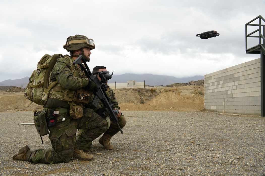 Empleo de los drones en el campo de batalla