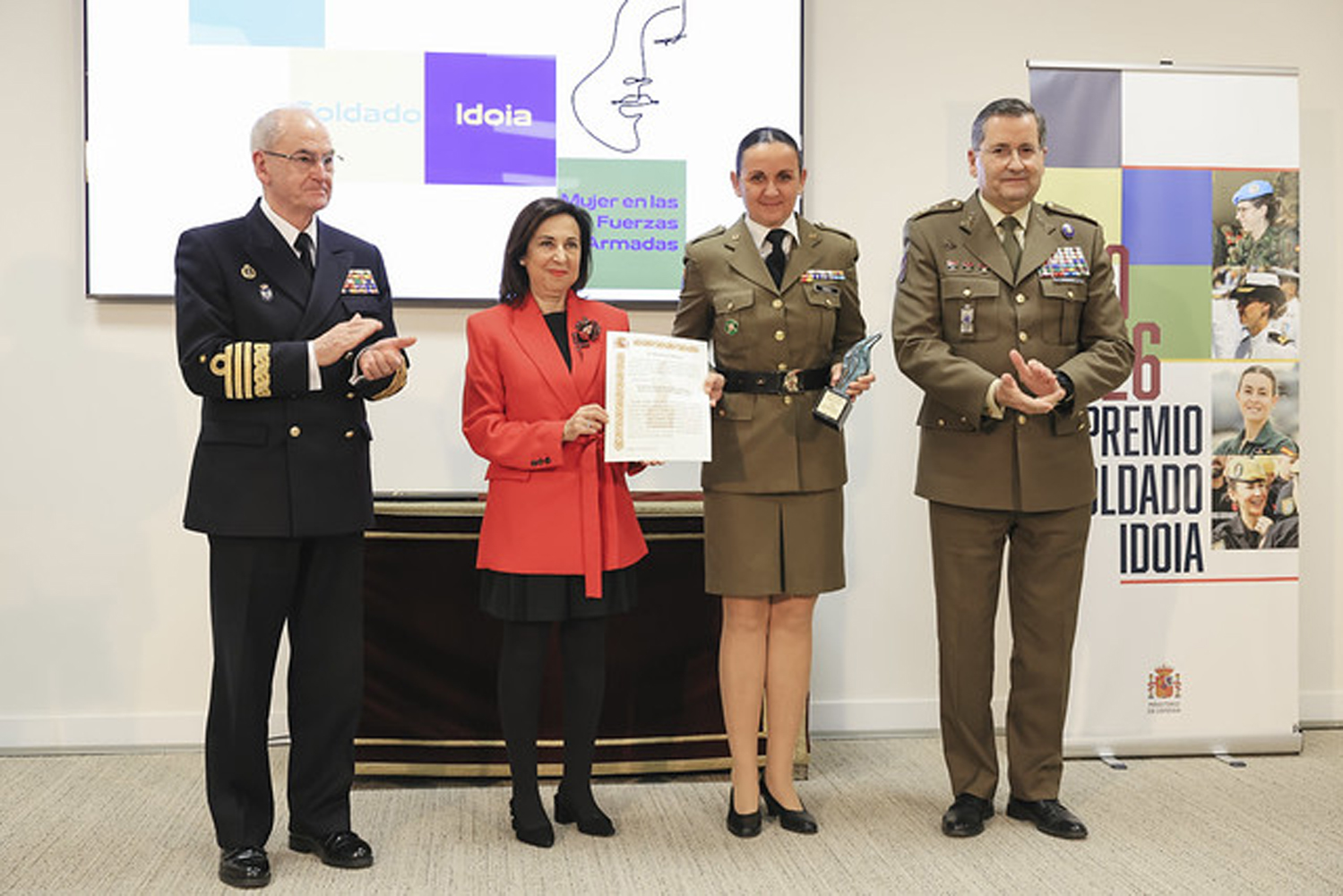 Cabo 1&ordm; Torres, ganadora del premio