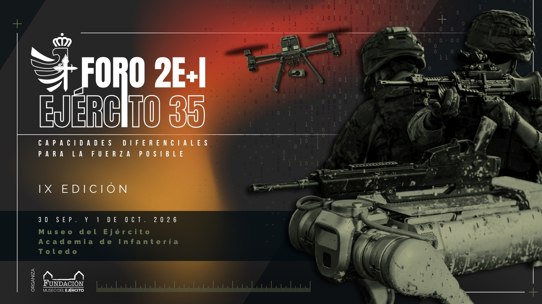 Nueva edición del Foro 2E+I 'Ejército 2035': 'Capacidades diferenciales para la Fuerza posible'