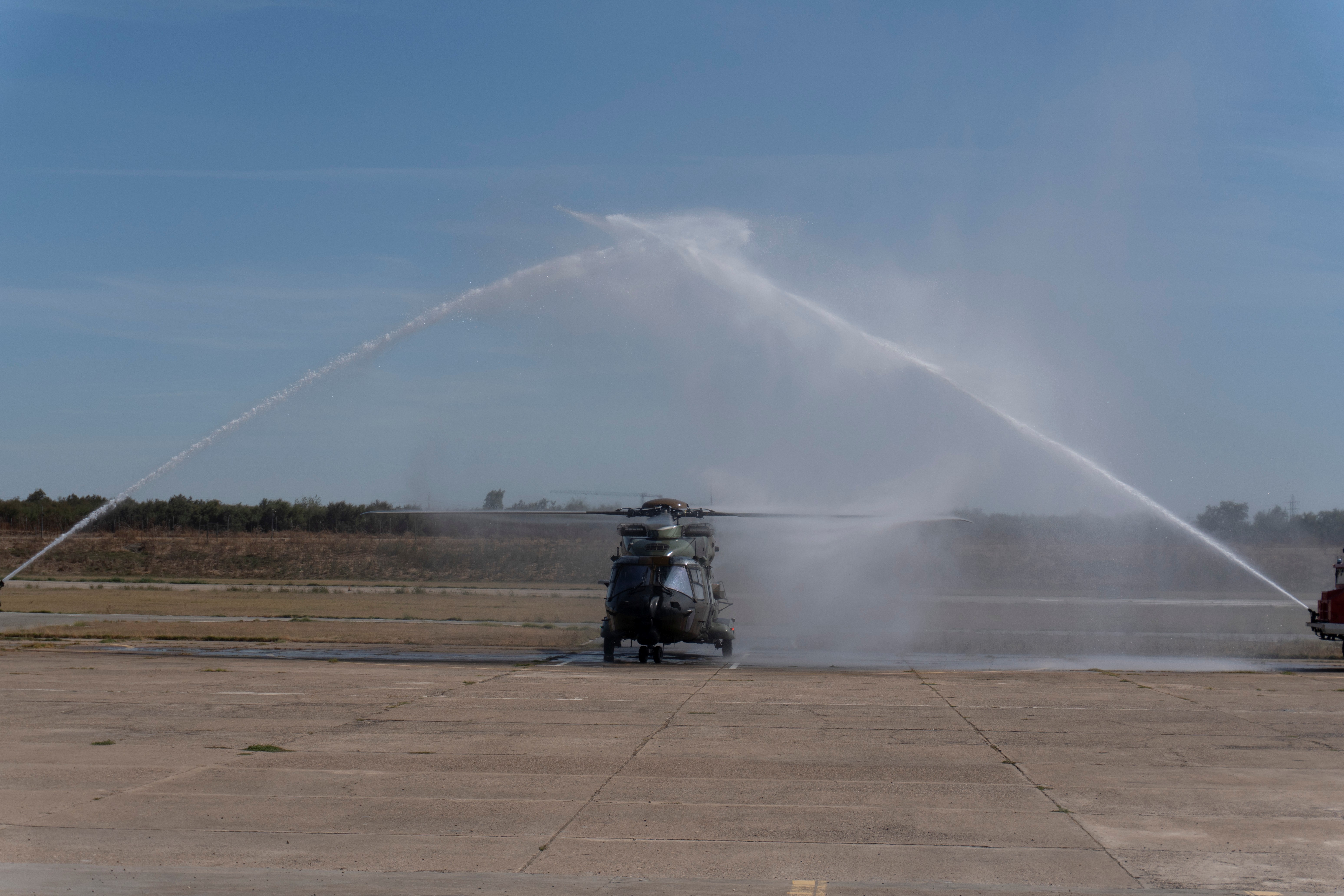 El Batallón de Helicópteros de Maniobra IV recibe su primer helicóptero NH-90