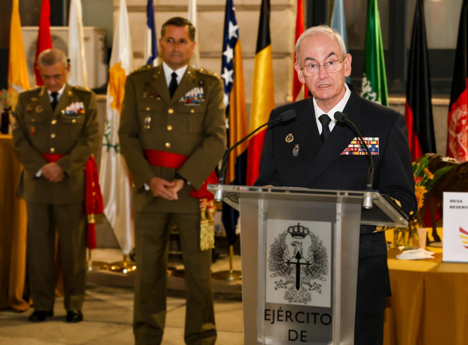 Intervención del JEMAD en la recepción