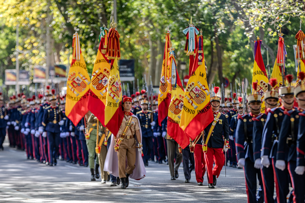 Imagen del tradicional desfile militar del DFN